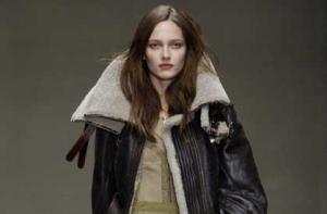Burberry Aviator Jacket on Model