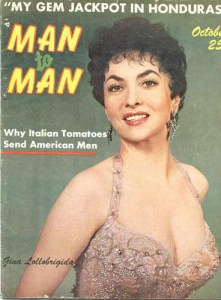 Gina Lollobrigida 1957 Magazine Cover