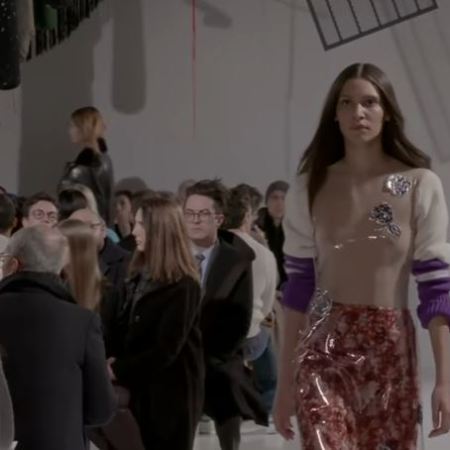Raf Simons 1st Calvin Klein Show featured by Joe Zee in Twitter