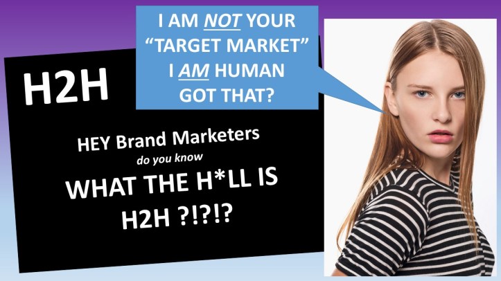 Human to Human Marketing is The Digital Marketing Brand Promise Delivered