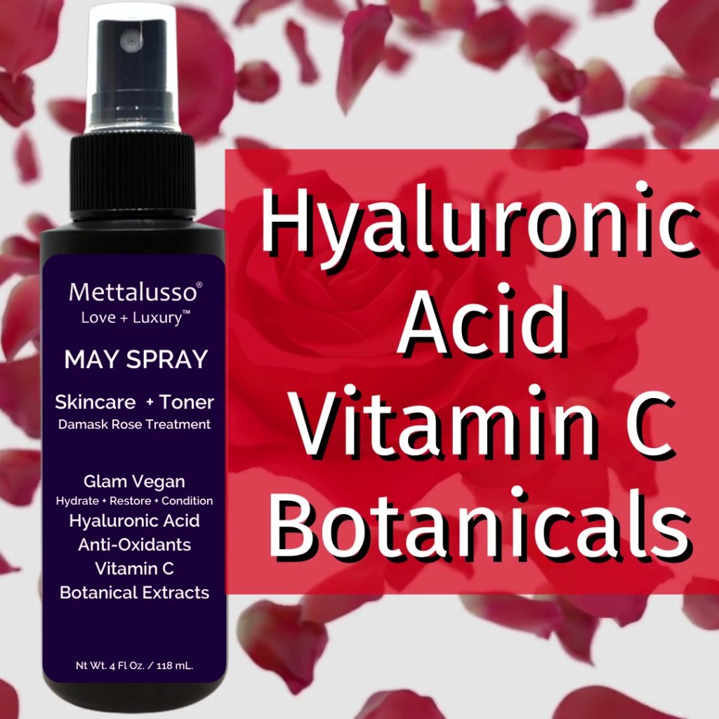 MAY SPRAY Vegan Skincare + Treatment. Incredible all natural scent experience. By Mettalusso