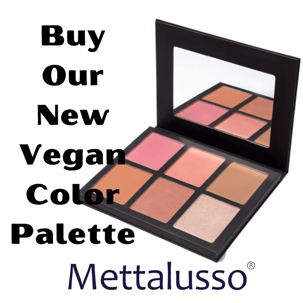 Mettalusso glam vegan makeup and skincare