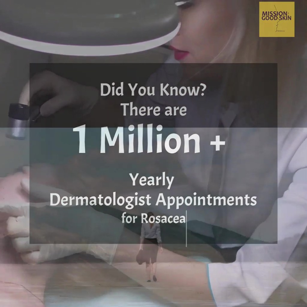 There are a million dermatologist appointments every year just for Rosacea by @thechristinereport @mettalusso