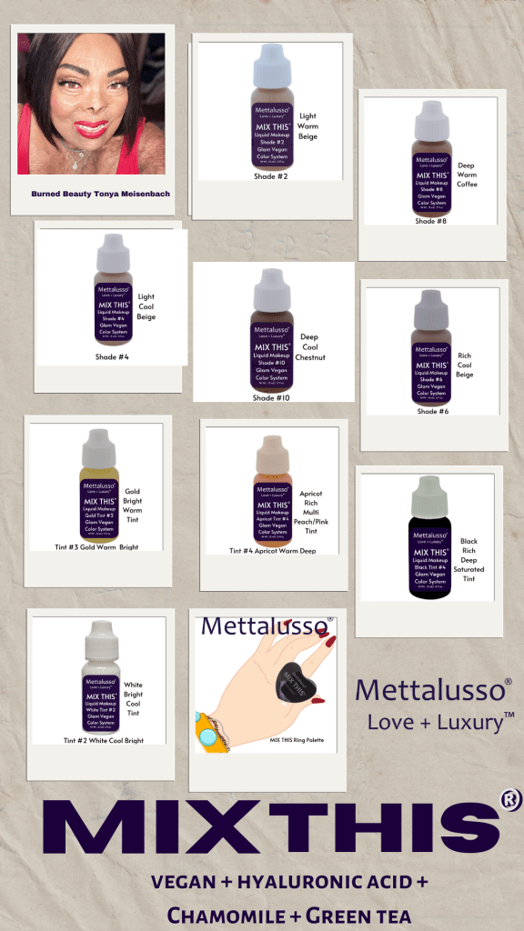 The MIX THIS liquid makeup collection featured with BurnedBeauty2018 in the first of kind makeup collaboration